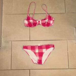 SOLID AND STRIPED Daphne Underwire matching bikini